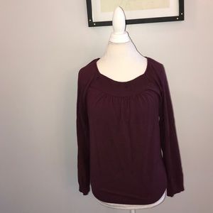 Nicole Miller maroon sweater Large Top